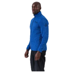Ralf Melange Fleece Jacket w. Windproof Lining Blue