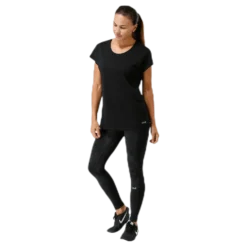Raw Elastic Tee Black