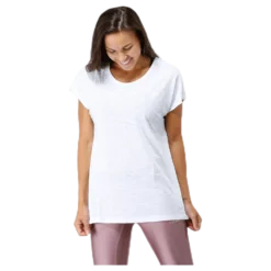 Raw Elastic Tee White