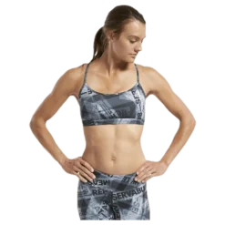 RC Skinny Bra AOP Black