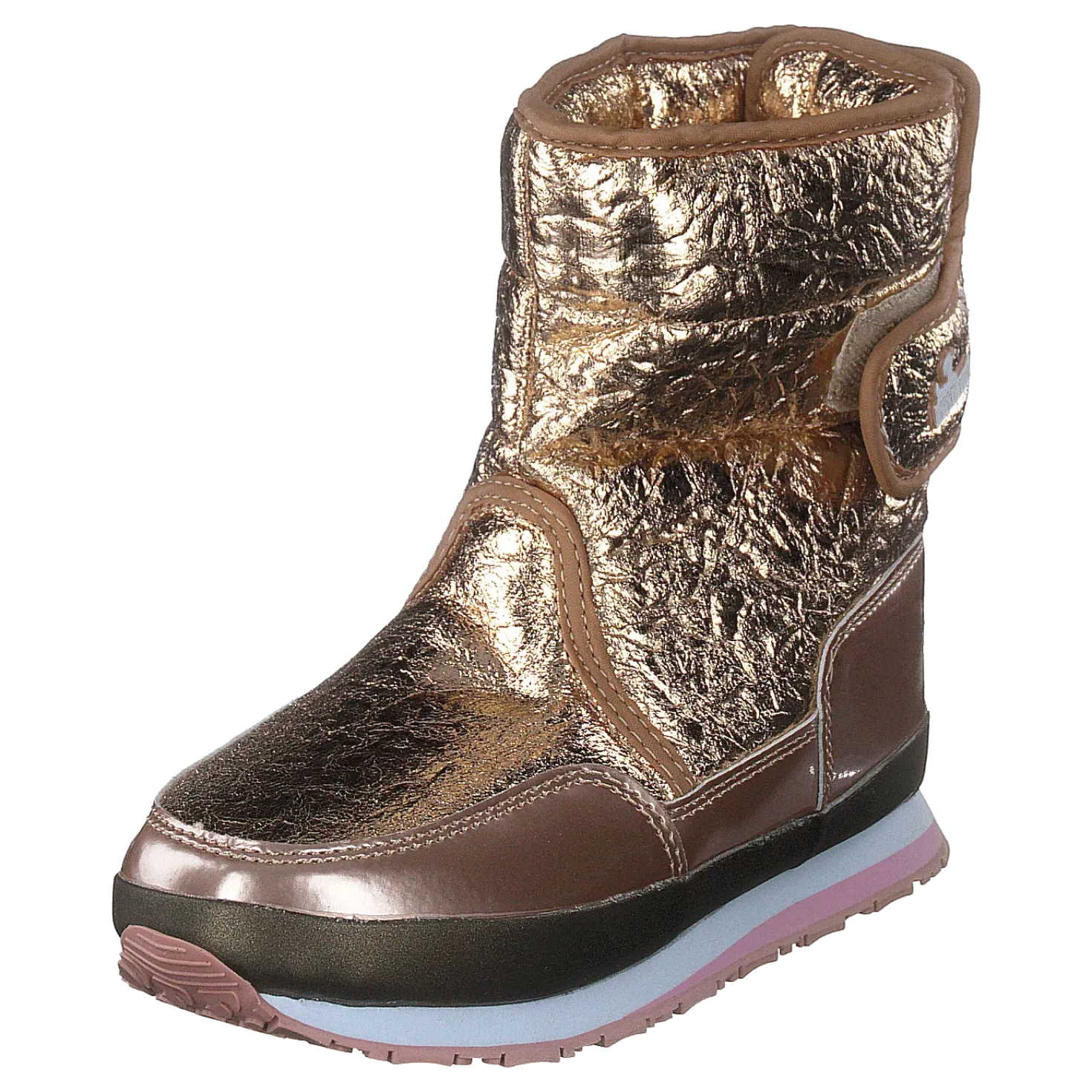 Rd Cracked Metallic Kids Rose Gold