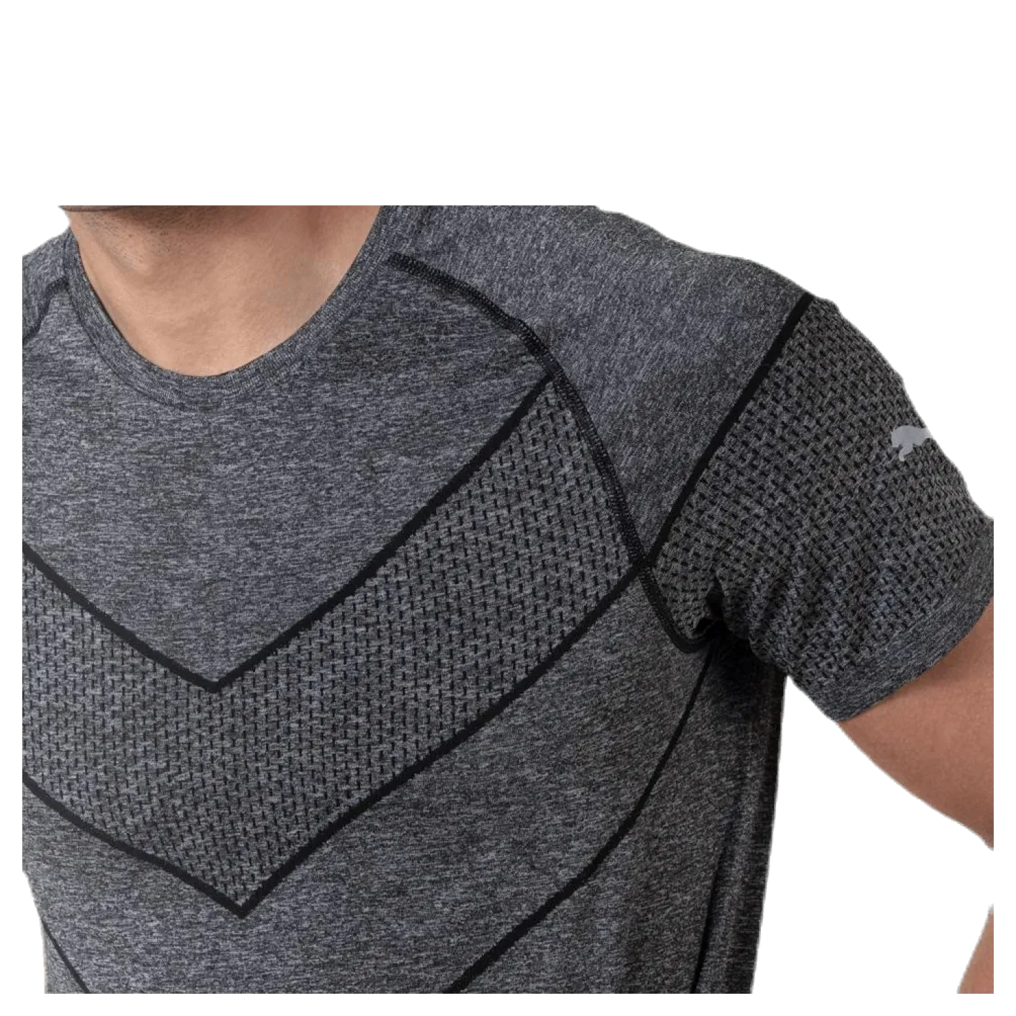 Reactive evoKNIT Tee Black