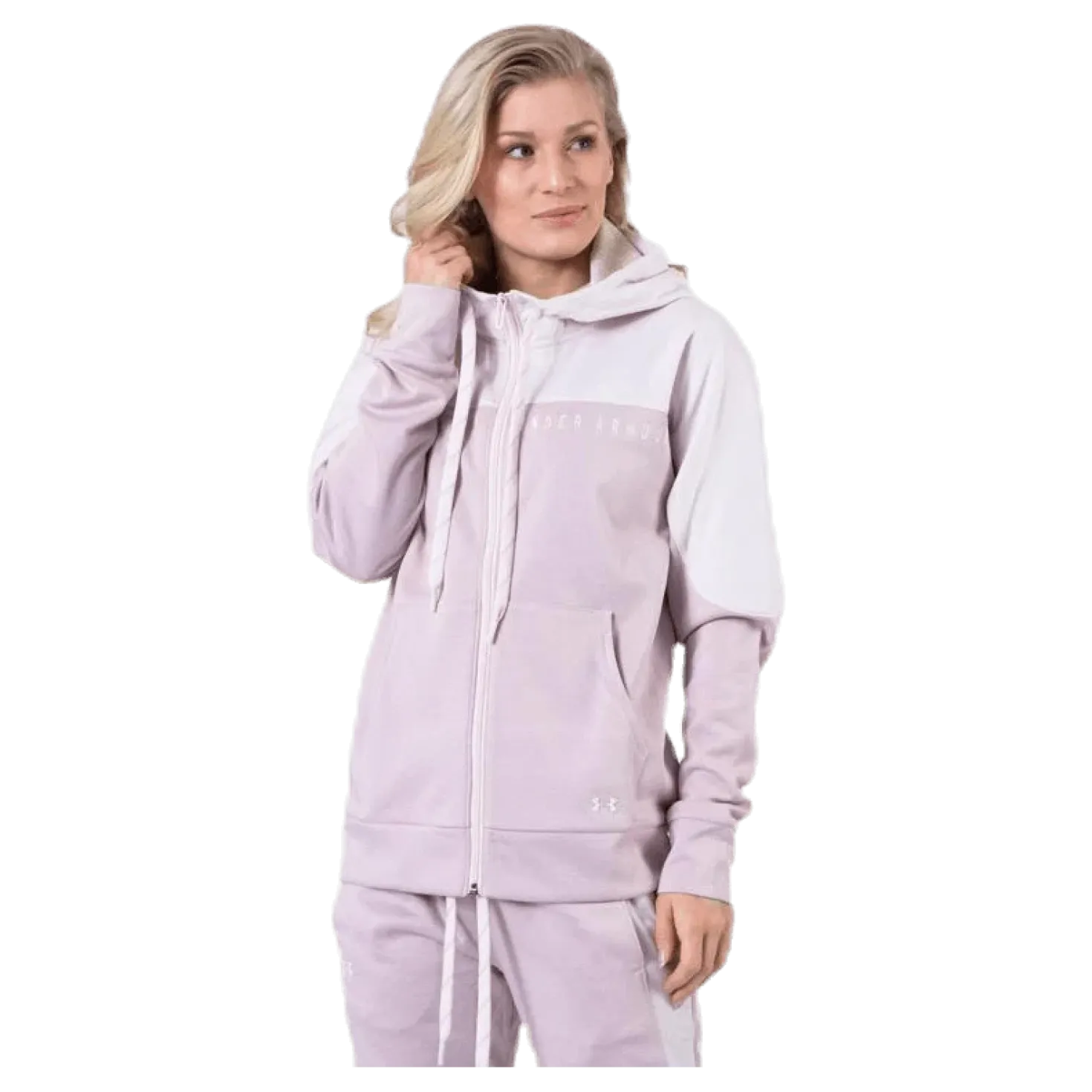 Recover Knit FZ Hoodie Pink