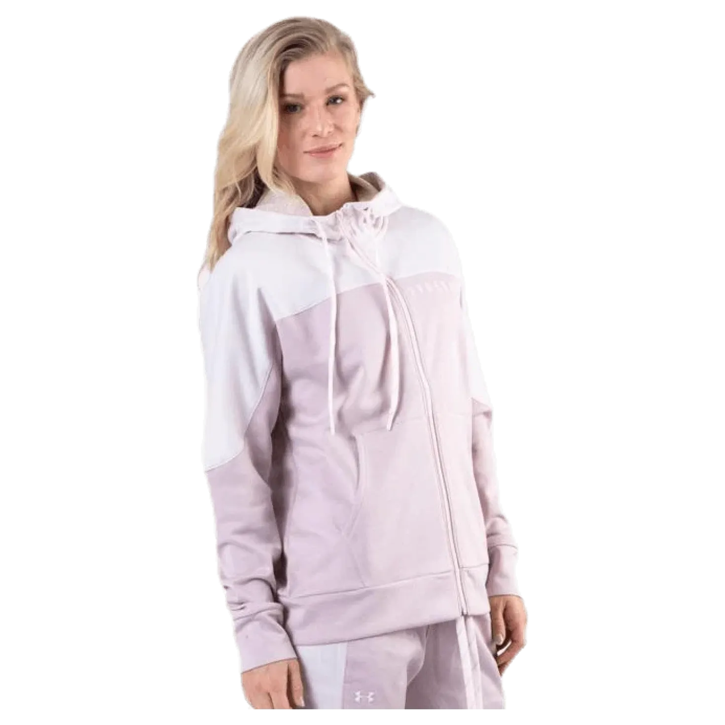 Recover Knit FZ Hoodie Pink