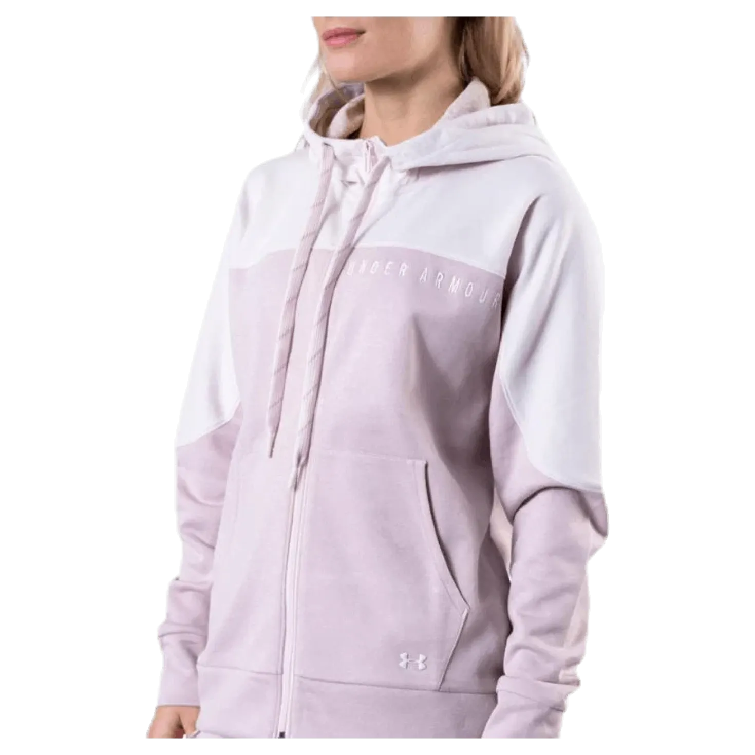 Recover Knit FZ Hoodie Pink