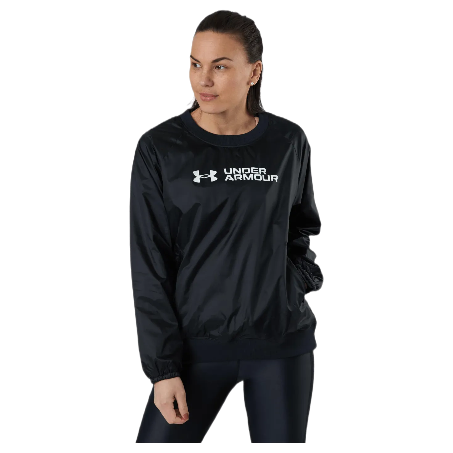 Recover Woven Shine Crew Black