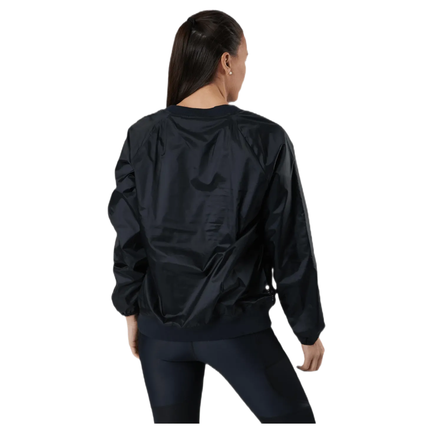 Recover Woven Shine Crew Black