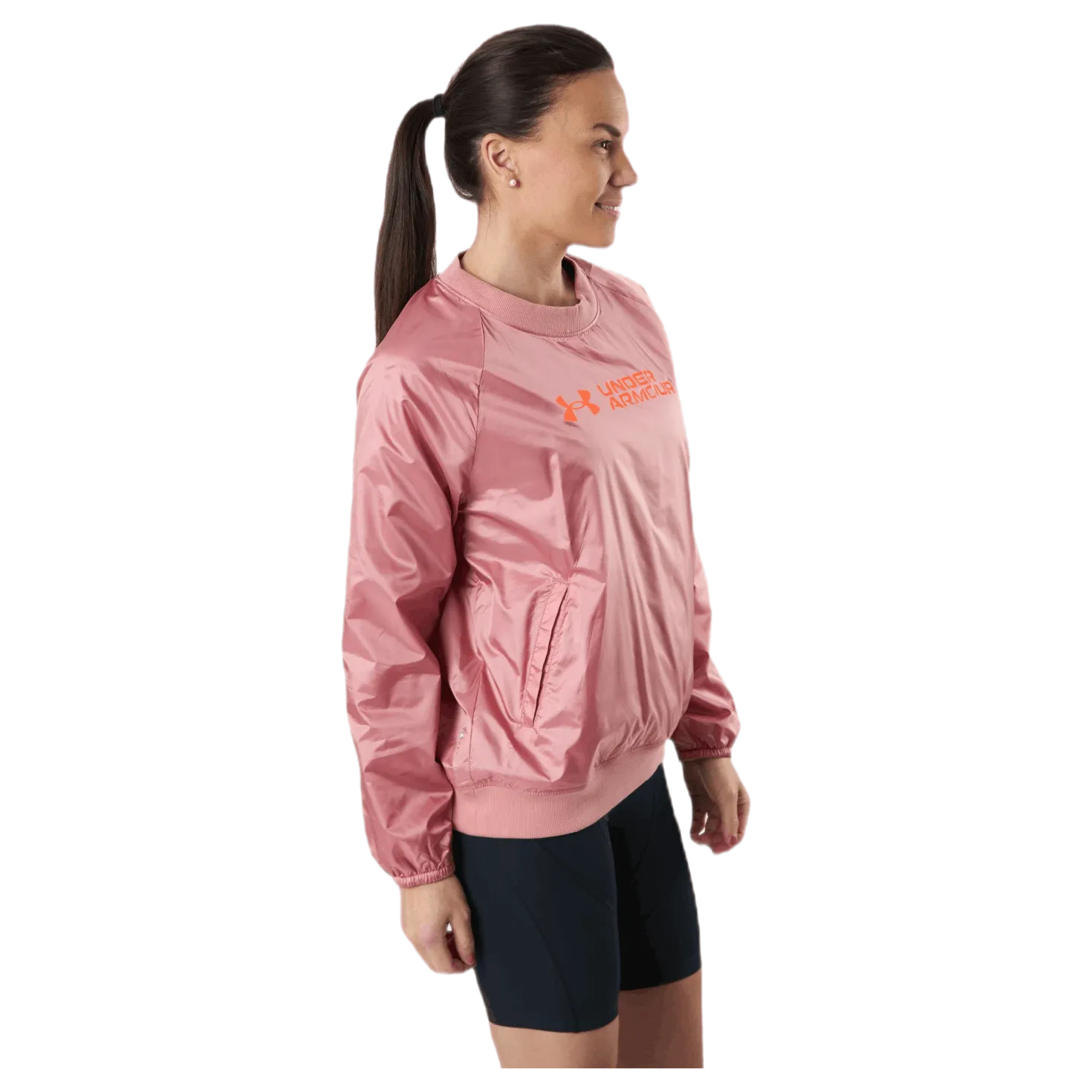 Recover Woven Shine Crew Pink