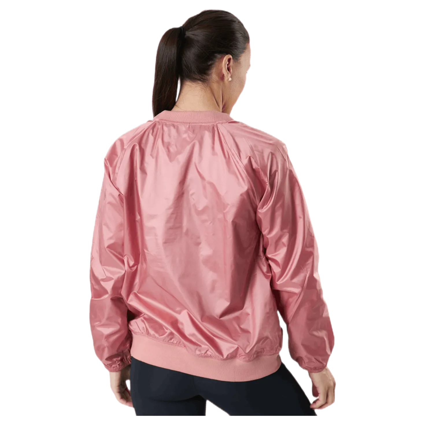 Recover Woven Shine Crew Pink