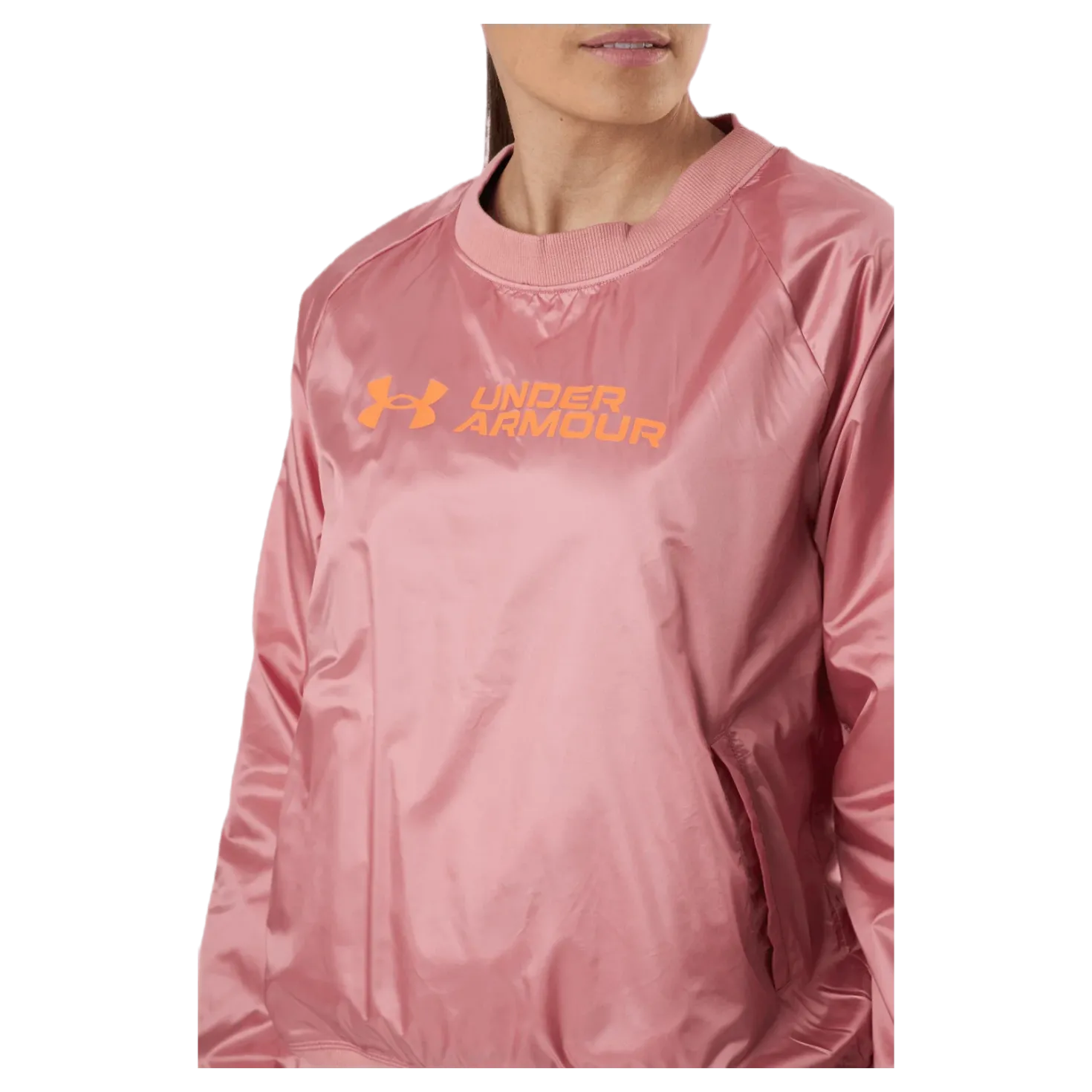 Recover Woven Shine Crew Pink