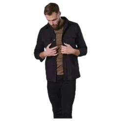 Recruit Overshirt Black
