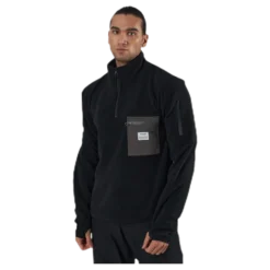 Recycled Polyester Pullover Black