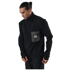 Recycled Polyester Pullover Black