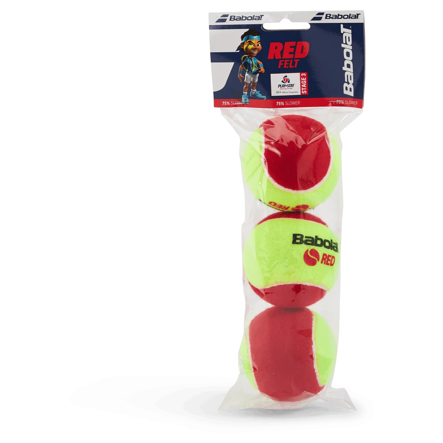 Red Felt 3-pack Yellow Red
