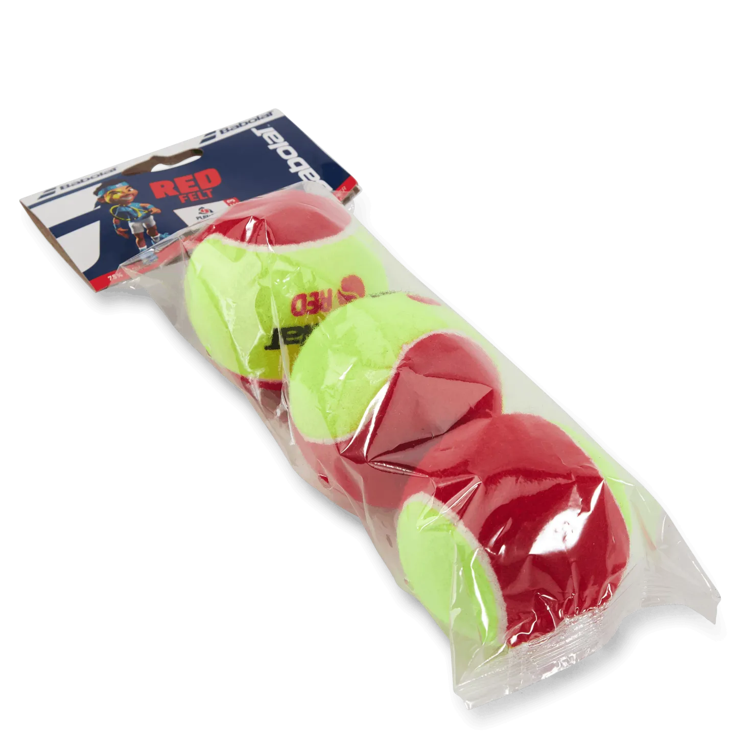 Red Felt 3-pack Yellow Red