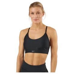 Reebok Lux Strappy Sports Bra Black