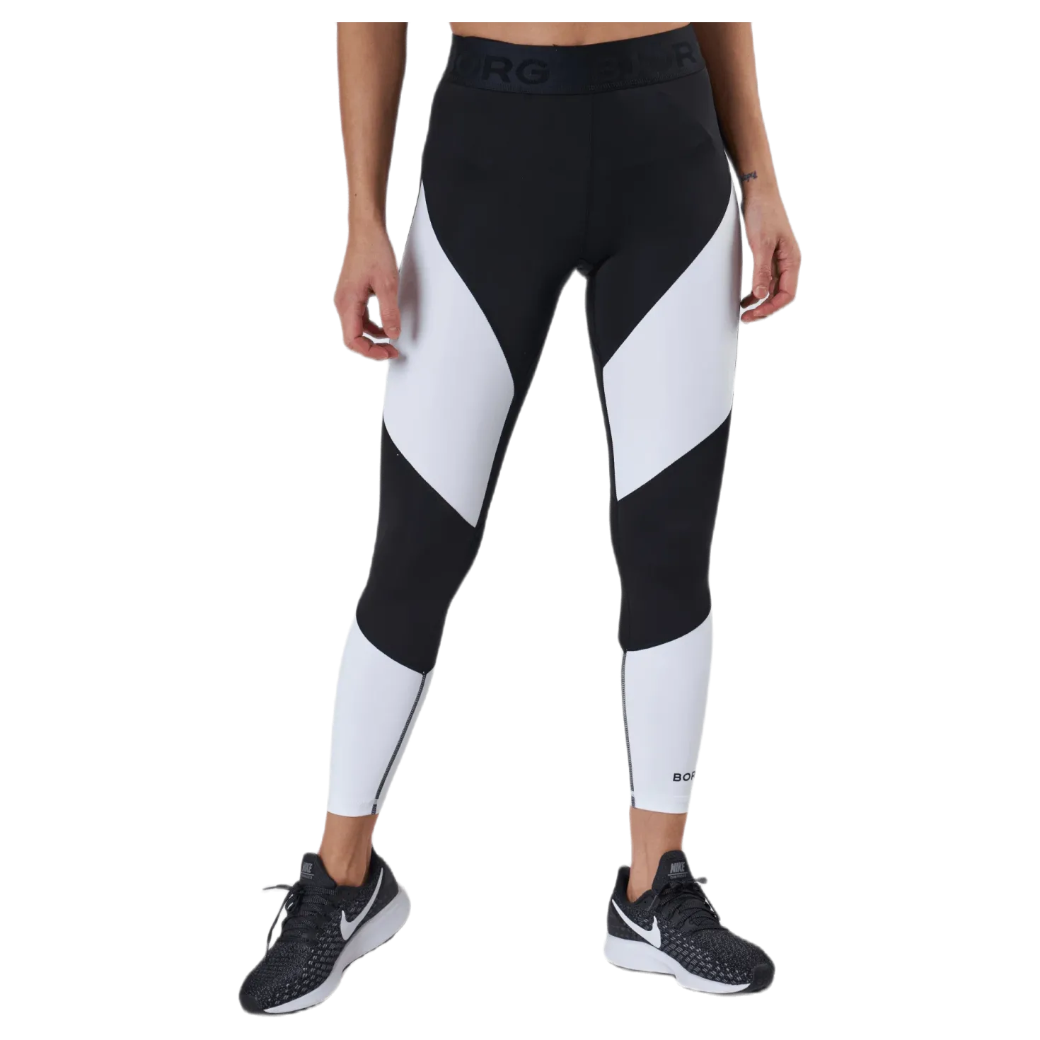 Regular Block Tights White