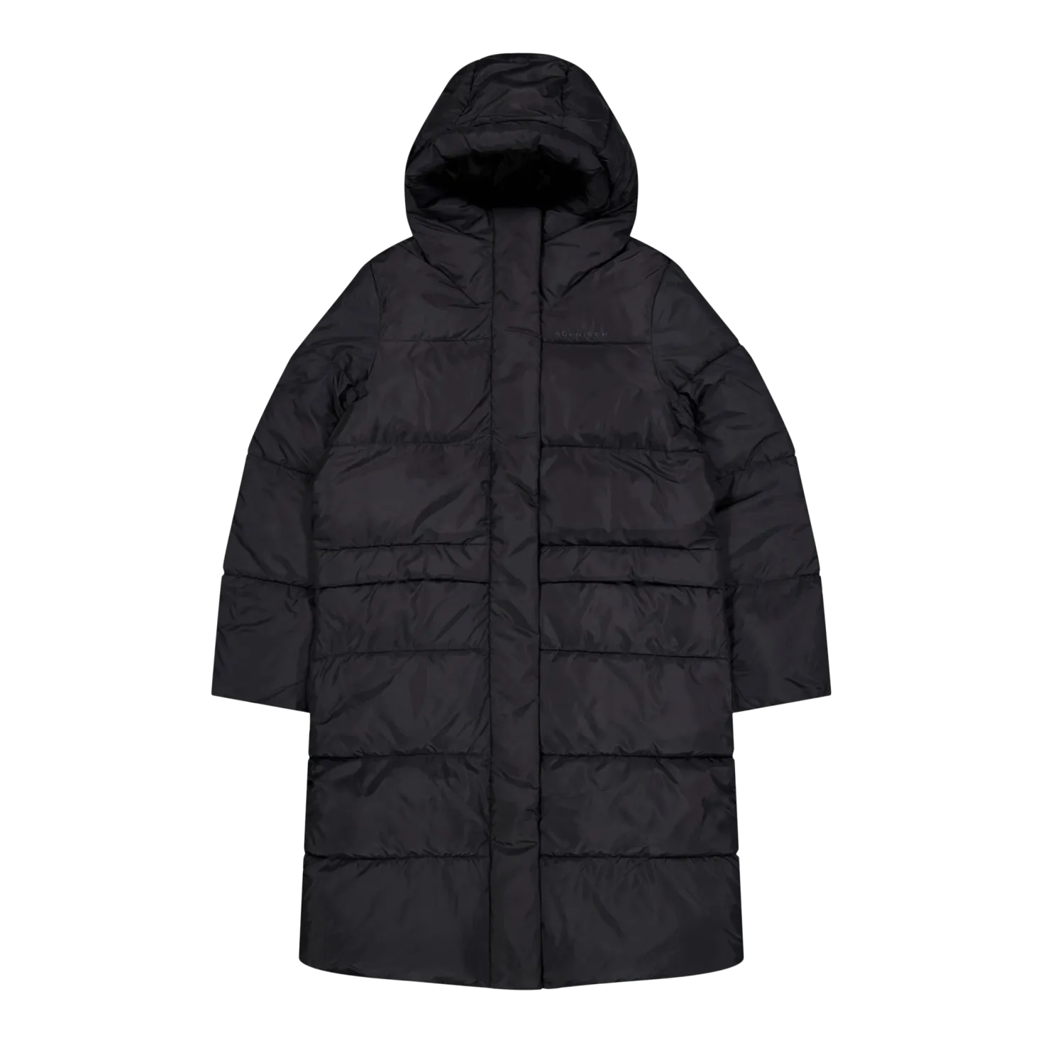 Reign Hood Coat Black