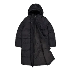 Reign Hood Coat Black
