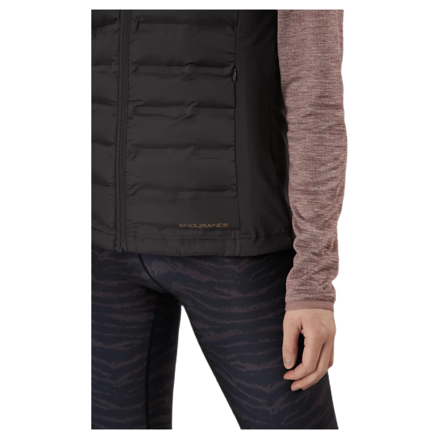 Reitta W Hot Fused Hybrid Vest Grå