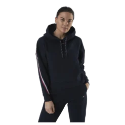 Relaxed Tape Hood Blue