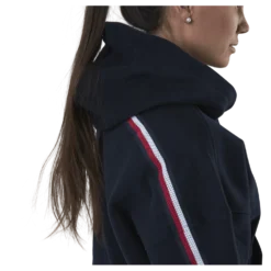 Relaxed Tape Hood Blue