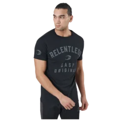 Relentless Skull Tee Washed Black