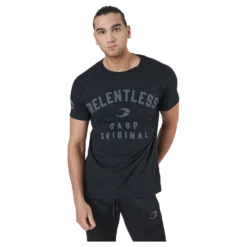 Relentless Skull Tee Washed Black