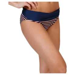 Retro Folded Brief Blue/Patterned