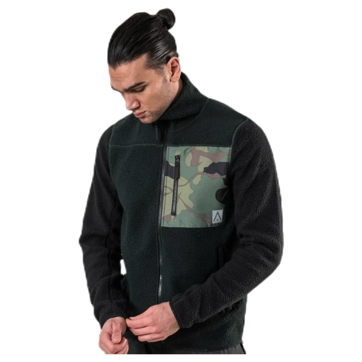 Retro Pile Jacket Green