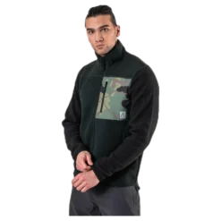 Retro Pile Jacket Green