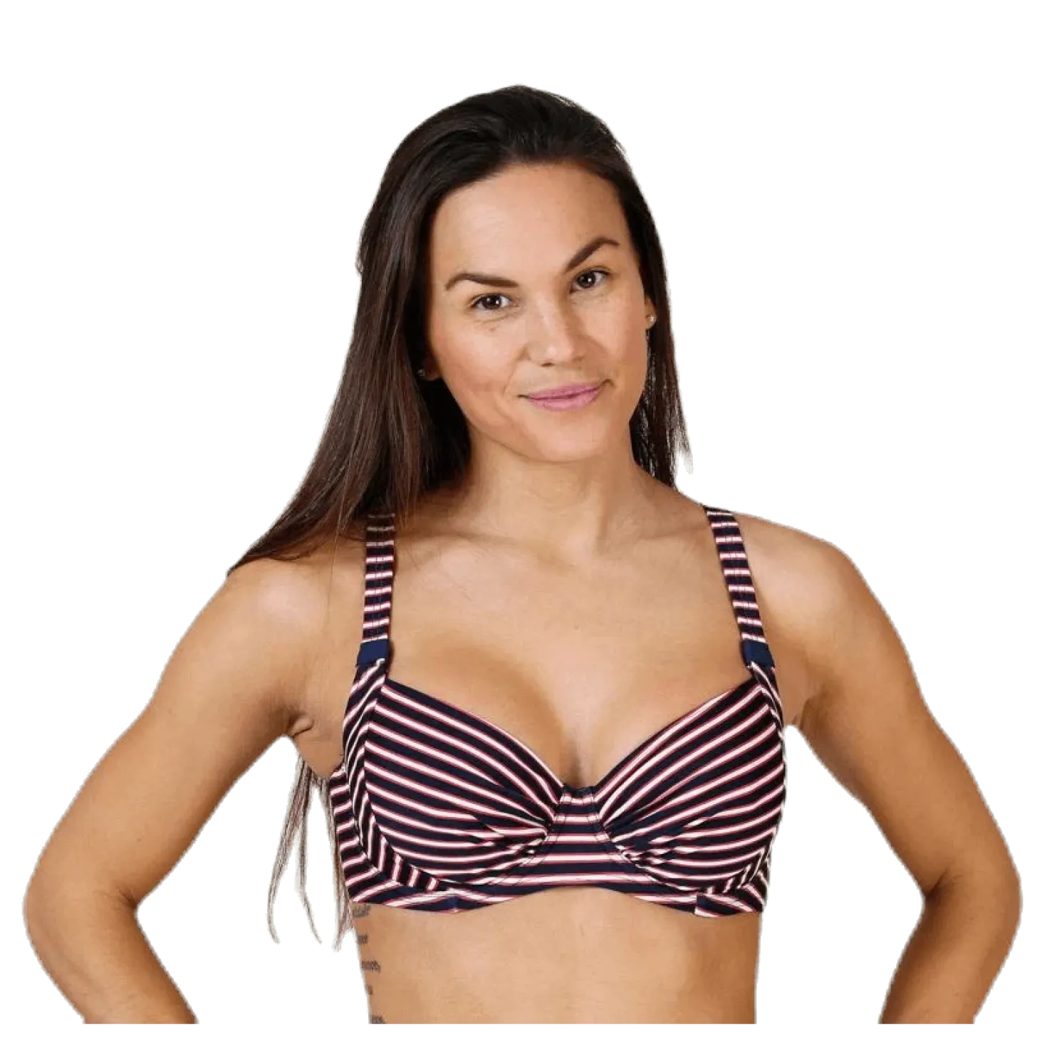 Retro, Unique Wire Bra Blue/Patterned