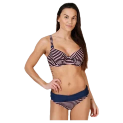 Retro, Unique Wire Bra Blue/Patterned