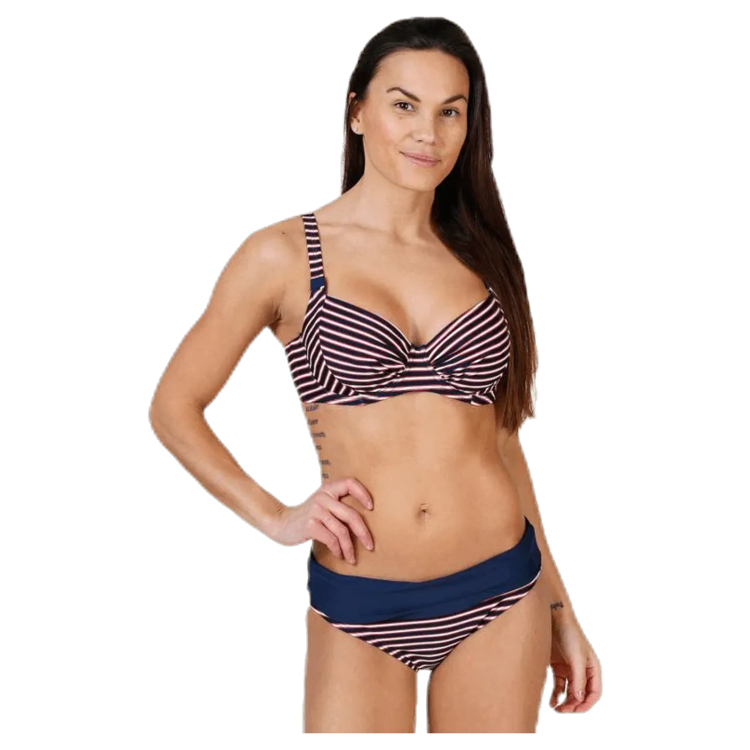 Retro, Unique Wire Bra Blue/Patterned