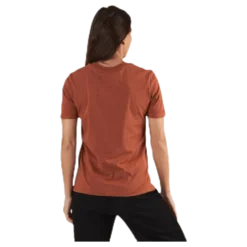 Ria Ss Fold Up Solid Tee Beige