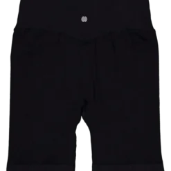 Ribbed Seamless Biker Shorts Black
