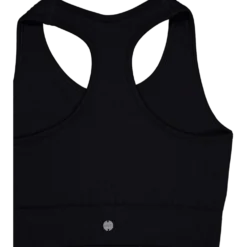Ribbed Seamless Sport Bra Black