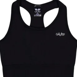 Ribbed Seamless Sport Bra Black