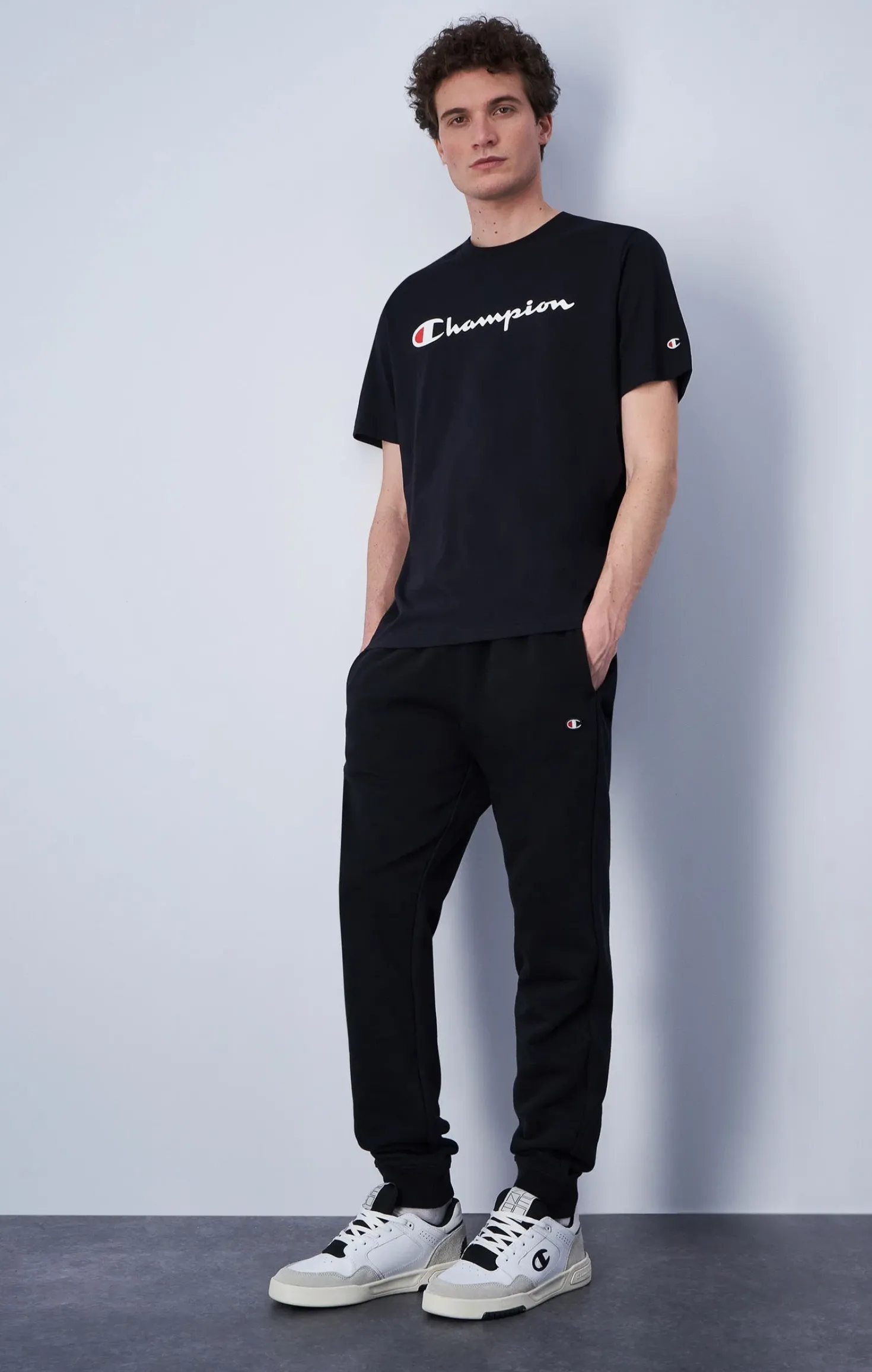 Rib Cuff Pants Black Beauty