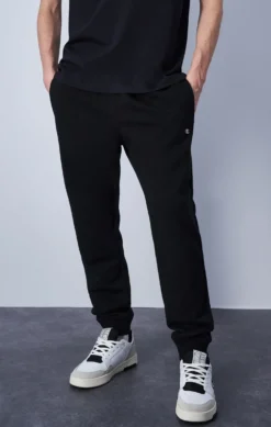 Rib Cuff Pants Black Beauty