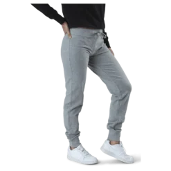 Rib Cuff Pants Grey