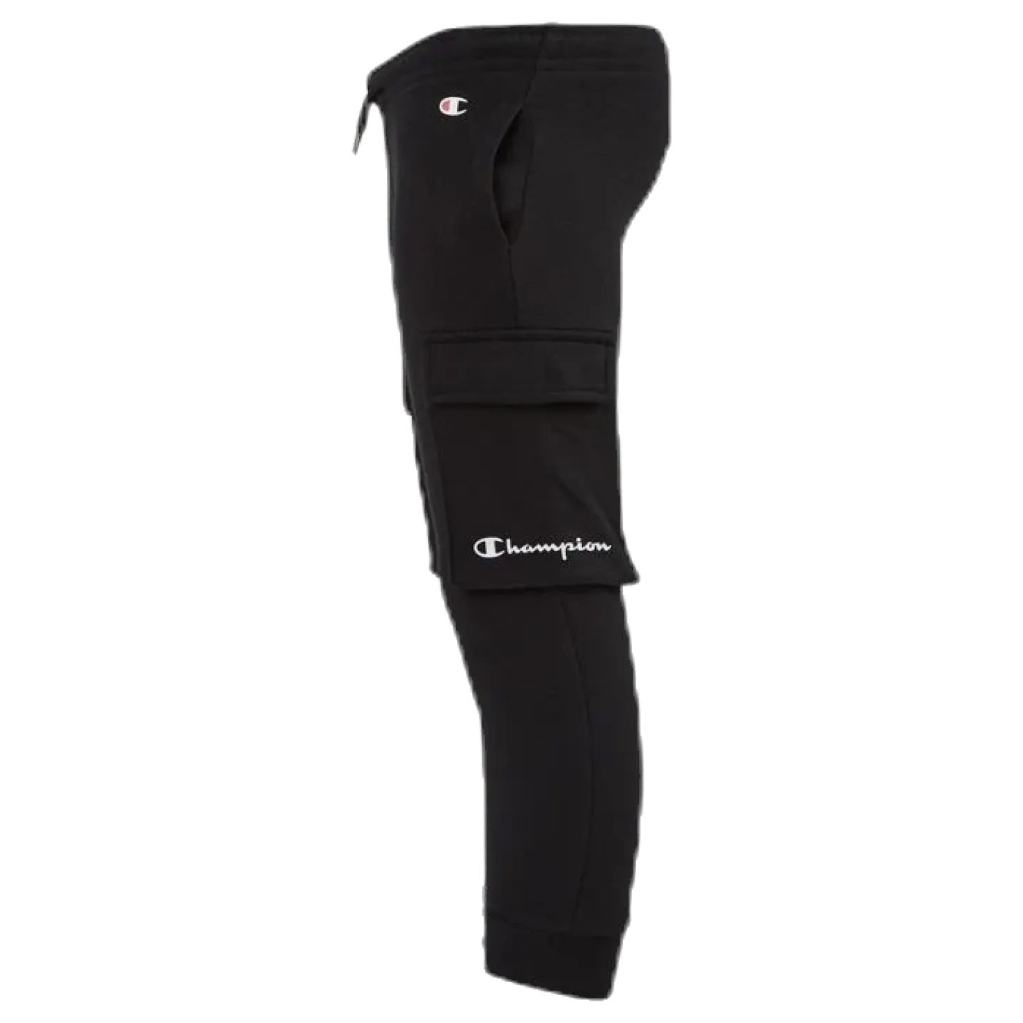 Rib Cuff Pants Junior Black