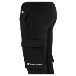 Rib Cuff Pants Junior Black