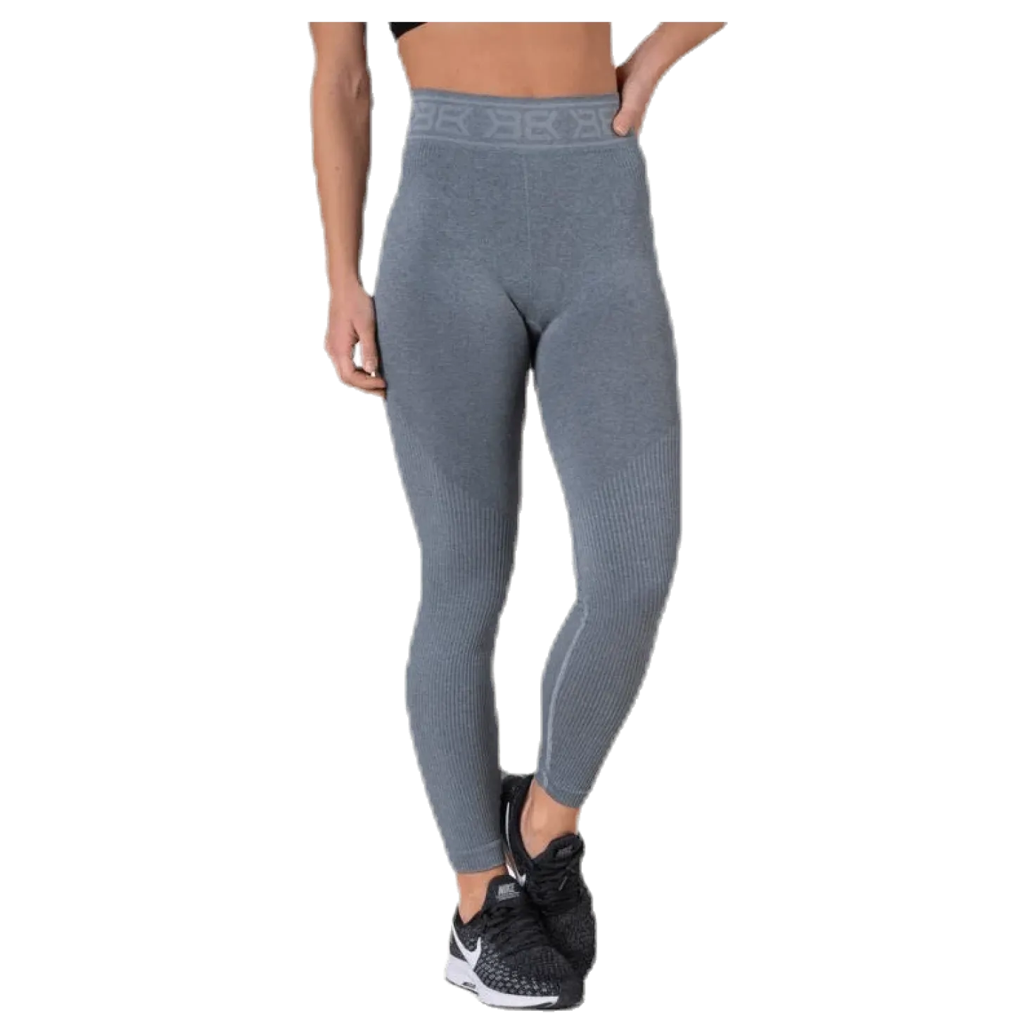 Rib Seamless Legging Grey