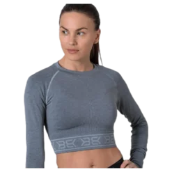 Rib Seamless LS Grey