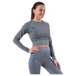 Rib Seamless LS Grey