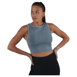 Rib Seamless Top Grey