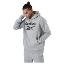 Ri Flc Oth Bl Hoodie Mgreyh/black