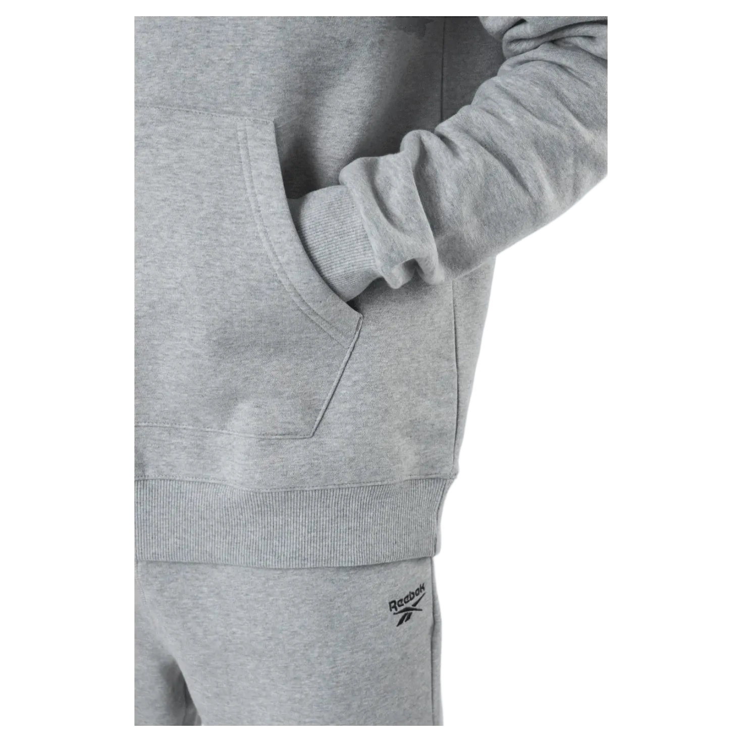 Ri Flc Oth Bl Hoodie Mgreyh/black