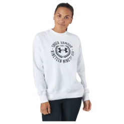 Rival Fleece Crest Grp Crew White